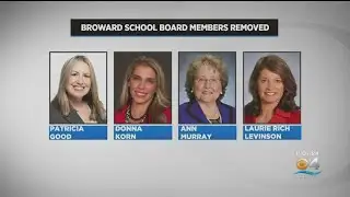 Florida Gov. DeSantis suspends four Broward School Board members