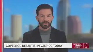 Florida Governor Ron DeSantis makes a stop in Valrico today