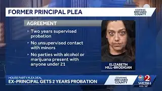 Florida principal sentenced in teen house party