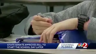 Florida Senate approves bill to start school days later