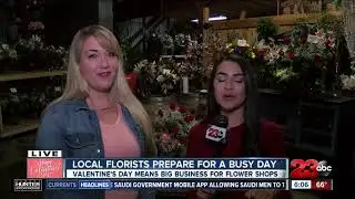 Florists Prepare for Valentines Day
