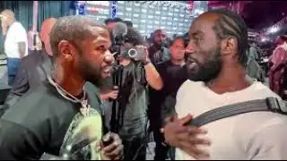 Floyd Mayweather PULLS UP on Terence Crawford in SHOCKING Confrontation