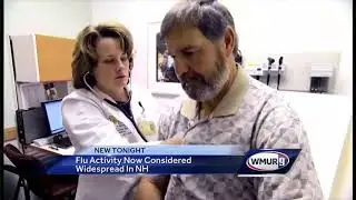 Flu activity now considered widespread in NH