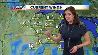 Flurries possible early, warmer later in the day