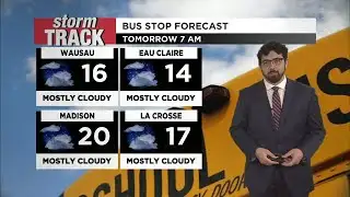 Flurries Tonight Before a Mild Monday