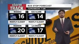 Flurries Tonight Before a Mild Monday