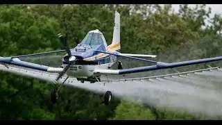 Flying a crop duster