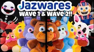 Fnaf Jazwares Wave 1 & Wave 2 plush review (+ mini plushies)