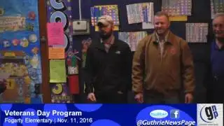 Fogarty Elementary honors Veterans on Veterans Day