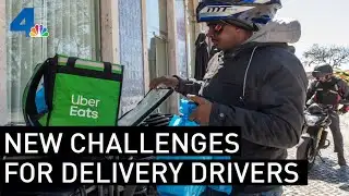 Food Delivery Drivers Face New Challenges During Pandemic | NBCLA