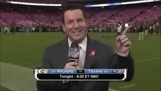 Football Reporters Getting Hit