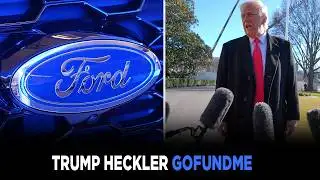 Ford Worker Who Heckled Trump Gets MASSIVE GoFundMe Campaigns | TRENDING