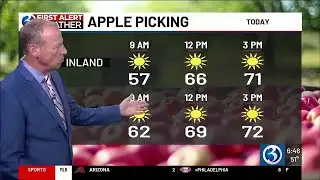 FORECAST: Cooler, sunny today and tomorrow