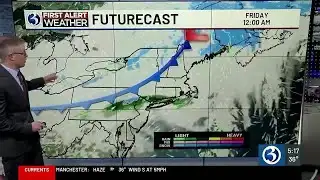 FORECAST: Isolated shower Thursday night into early Friday