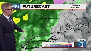 FORECAST: Mild temps continue, rain expected Tuesday afternoon