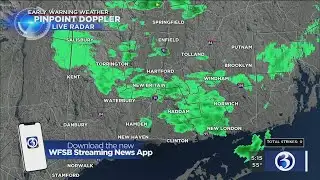 FORECAST: Mostly cloudy skies today, just a slight chance for a shower.