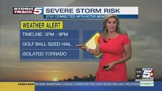 FORECAST:  Some storms could be strong today