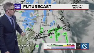 FORECAST: Spotty rain, snow showers today