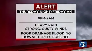 FORECAST: Tracking heavy rain and strong wind expected for Thursday