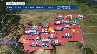 FORECAST TUESDAY EVENING MAR 4, 2025