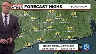 FORECAST: Tuesday to be mostly sunny, milder