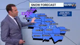 FORECAST: We are pinpointing how much snow you will get | WSOC-TV