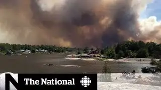 Forest fires burn in northern Ontario