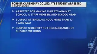 Former Cape Henry Collegiate student arrested, school official says