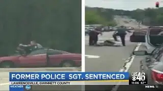 Former cop sentenced for beating man during traffic stop