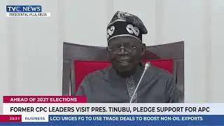 Former CPC Leaders Visit Pres Tinubu, Pledge Support For APC