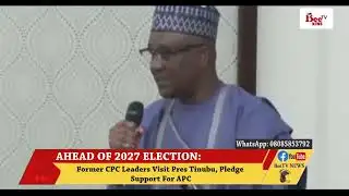 FORMER CPC LEADERS VISIT PRES TINUBU, PLEDGE SUPPORT FOR APC.