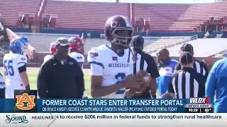 Former George County QB Deuce Knight announces plans to transfer from Auburn, reports say