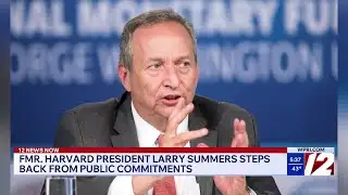 Former Harvard president Larry Summers stepping back from public commitments