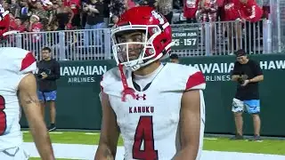 Former Kahuku receiver Kamoku transfers to UH from Utah