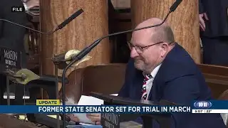 Former Nebraska Senator set for trial in March