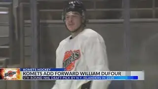 Former NHL draft pick William Dufour joins Fort Wayne Komets