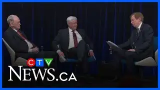 Former PMs Jean Chretien and Stephen Harper talk misinformation on social media