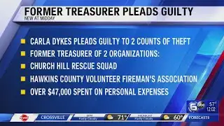 Former rescue squad treasurer pleads guilty