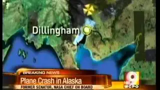 Former Sen., NASA chief on crashed plane
