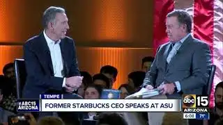 Former Starbucks CEO speaks at ASU