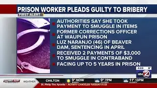 Former Waupun prison guard pleads guilty to accepting bribes from inmate