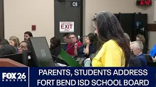 Fort Bend ISD Parents, students warn of consolidation impacts