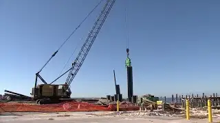 Fort Morgan fishing pier construction underway