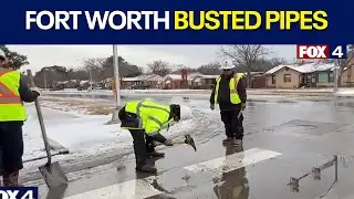 Fort Worth dealing with water main breaks from winter storm
