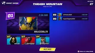 FORTNITE RANKED ROCKET RACING TRASH MOUNTAIN WIN! XBOX