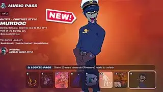 Fortnite x Gorillaz (Season 10) Music Pass!