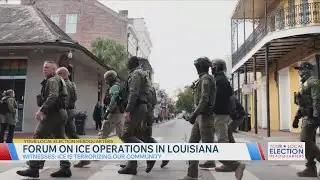 Forum on ICE operations in Louisiana