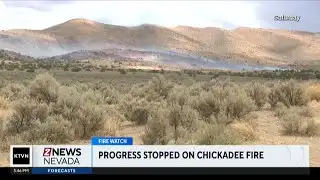 Forward progress stopped on Chickadee Fire in Hungry Valley