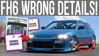 Forza Horizon 6 WRONG CAR Details That MUST be FIXED...