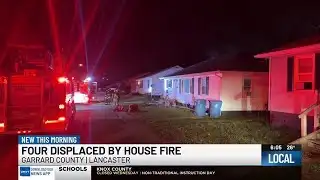 Four displaced by house fire